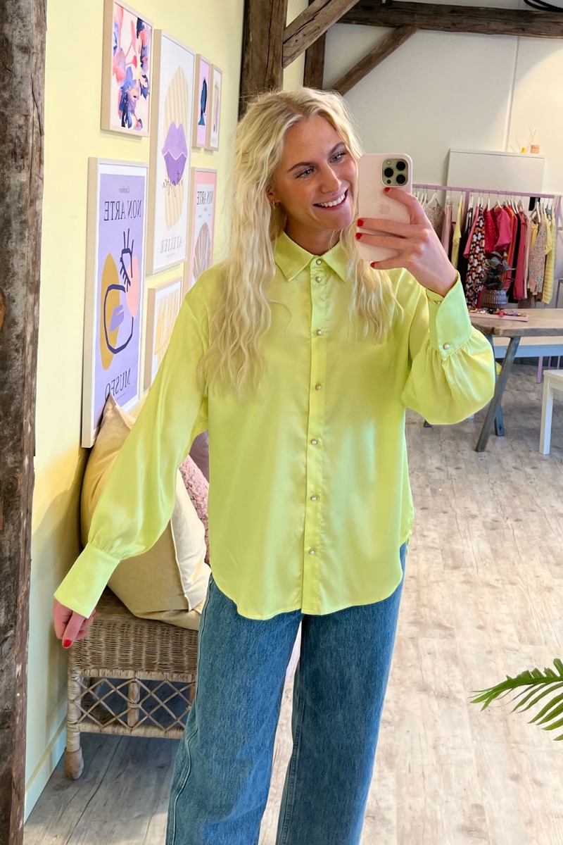 A-View Loui shirt 857 Green