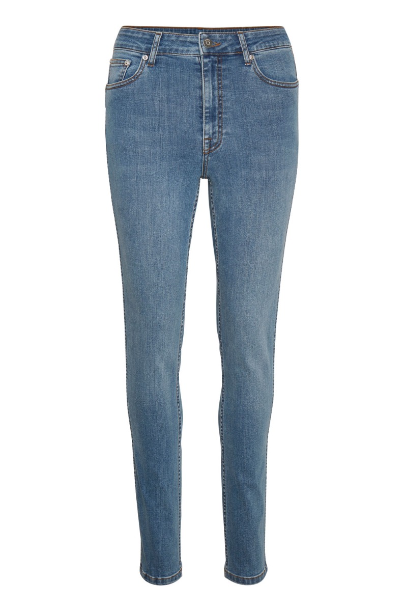 Gestuz - Jeans - Emily HW Skinny jeans - L.A. Blue