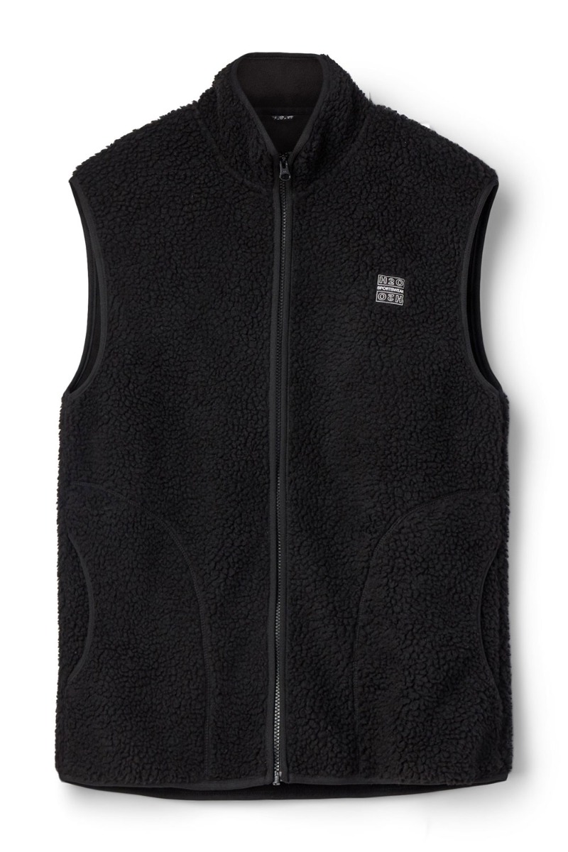 H2O - Vest - Langli Pile Waist Coat - Black