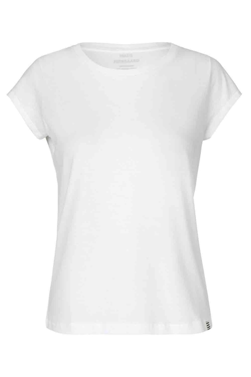Mads Nørgaard - T-shirt - Organic Favorite Teasy Tee - White