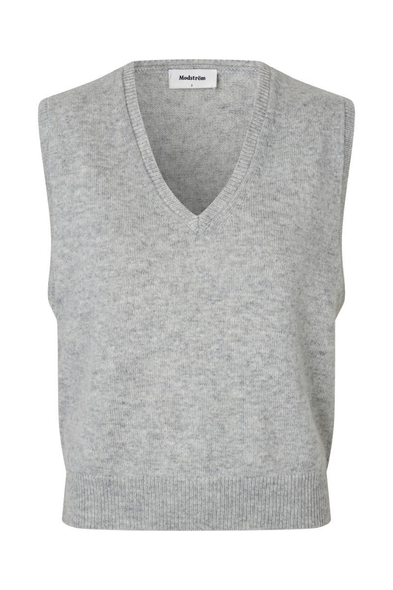 Modström - Vest - Mayu Vest - Grey Melange