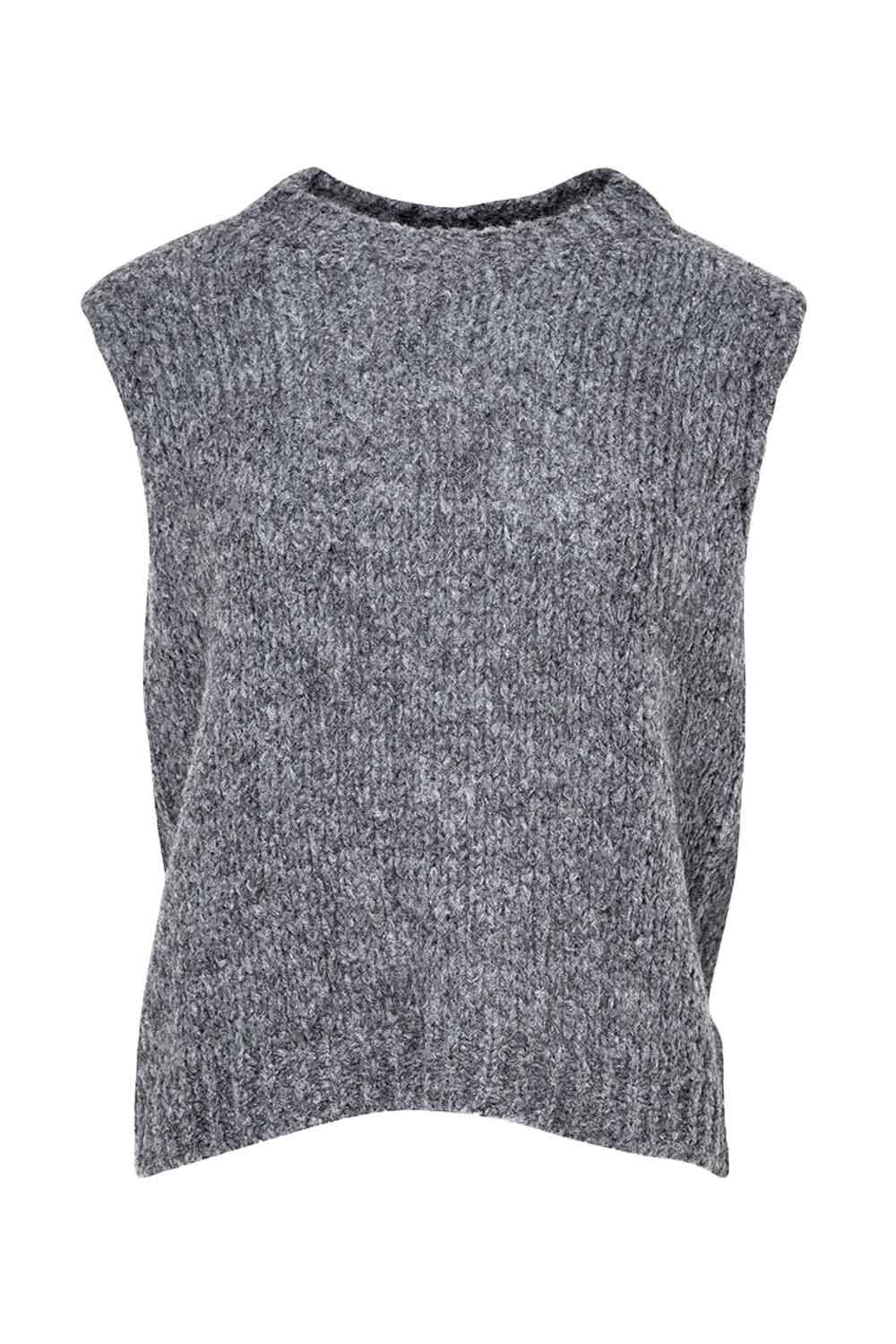Noella - Vest - Kala Vest - Dark Grey Melange