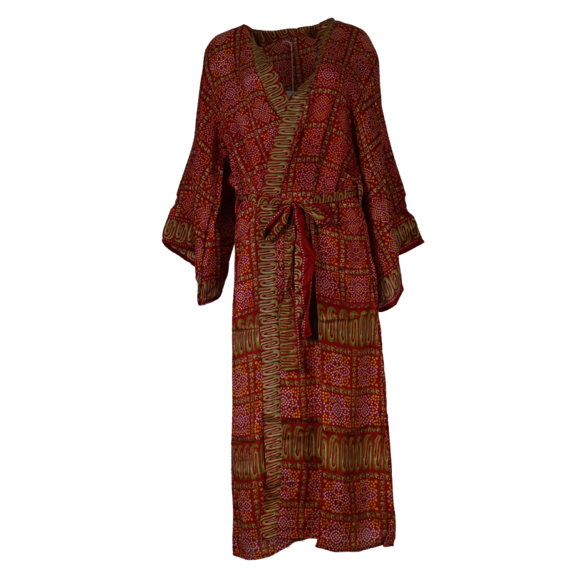 Boho Kimono Red n´ Beige