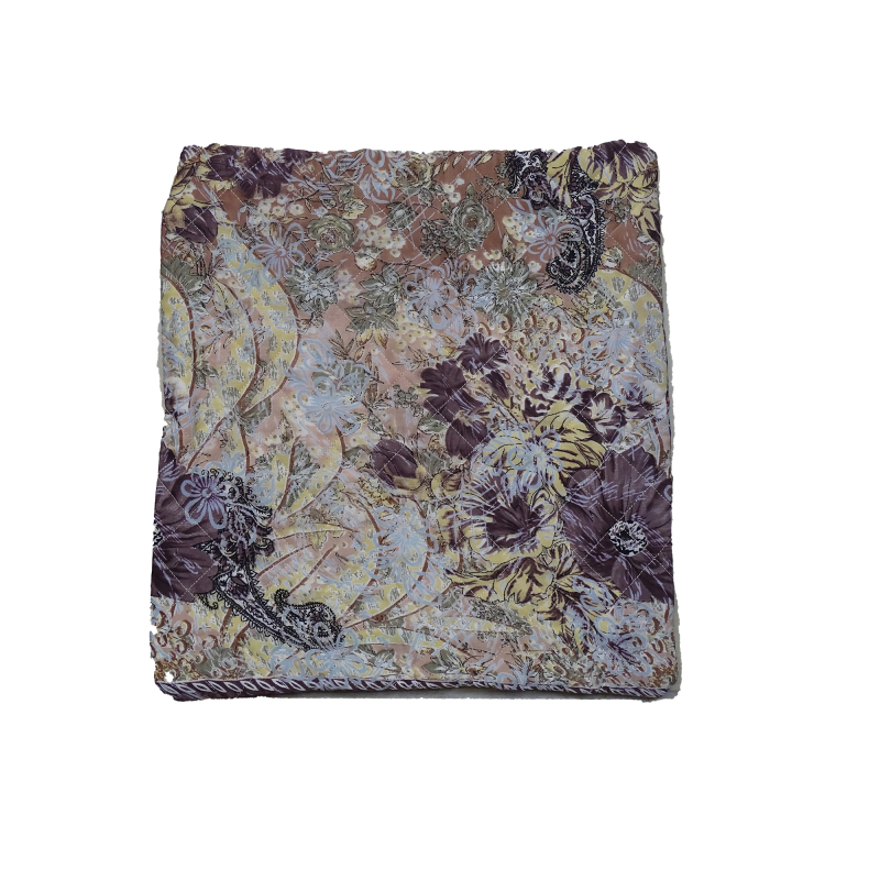 Crepe Silke Pudebetræk 40 x 40 Brown n´ Beige